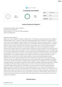 LAGIARISM SCAN REPORT