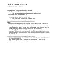 Learning Journ Fem