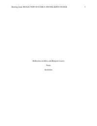 Individual Analysis And Reflection