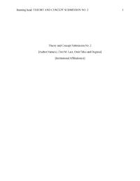 Theory And Concept
