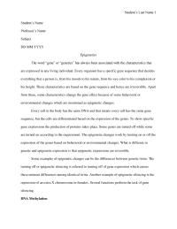 Epigenetics