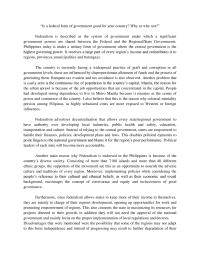 Federalism in the Philippines