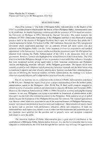 Reaction paper