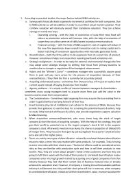 Assignment 1 According to