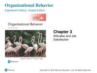 Attitudes and Job Satisfaction