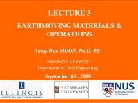 EARTHMOVING MATERIALS & OPERATIONS