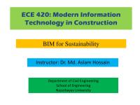 Modern Information Technology in Construction