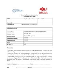 Financial Management