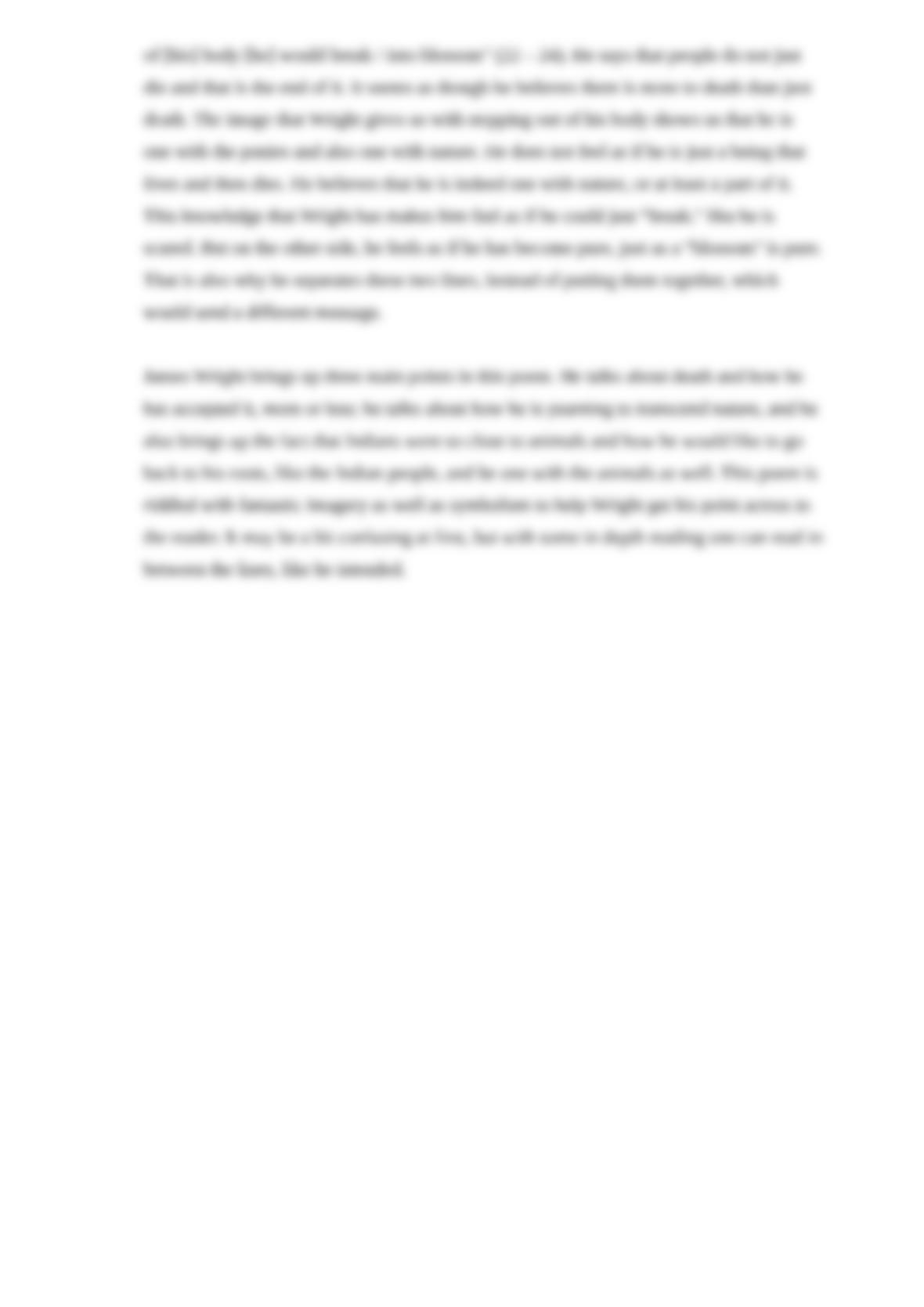 Beginning james wright picture