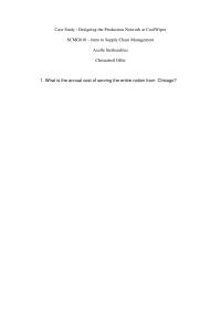 Intro to Supply Chain Management
