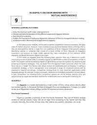 DECISION-MAKING WITH MUTUAL INDEPENDENCE