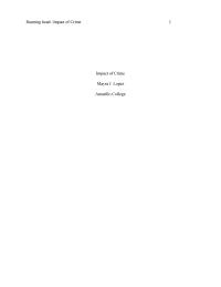 Impact of Crime