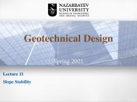 Slope Stability