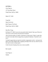 BUSINESS COMMUNICATION LETTER
