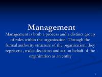 Management ManagementManagement