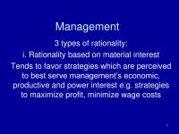 Management Management3 types of