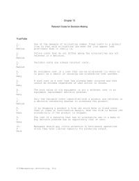 Relevant costing