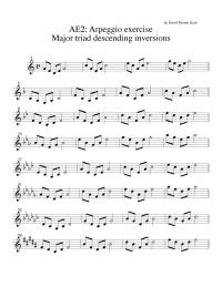 Descending Major.