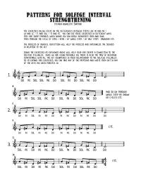 Patterns For Solfege Interval Strengthening