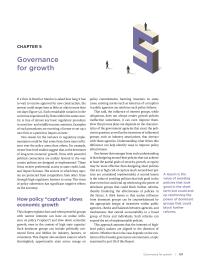Governancefor growth