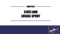 STATE ANDLOCASL SPORT