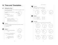 Unit 14 Time and Timetables