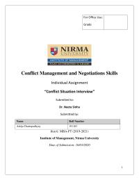 Conflict For Office