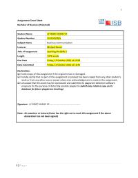 Lpa business Communication
