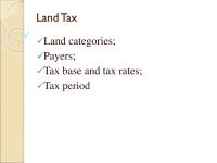 Land+tax