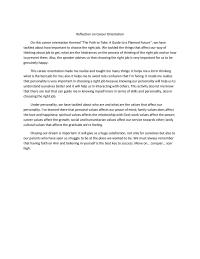 Reflection Paper Reflection on