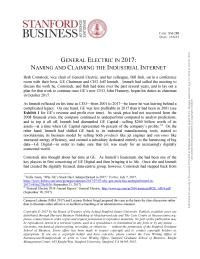 NAMING AND CLAIMING THE INDUSTRIAL INTERNET