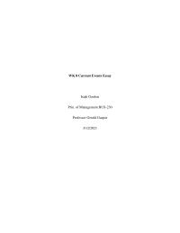 Wk8 current events essay