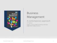 Chapter 8: Operations Management