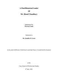 Historical Leader