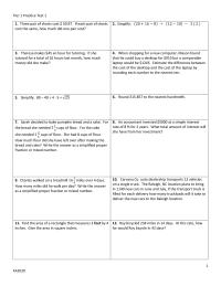 Tier 1 Practice Test 1