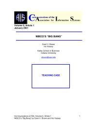 NIBCO’S “BIG BANG”
