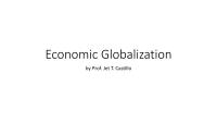 Economic Globalization