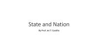 State and Nation