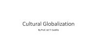 Cultural Globalization