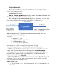 MIS TOPIC 4 GOAL SEEK Purpose to