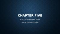 VERBAL ISSUES IN INTERCULTURAL COMMUNICATION