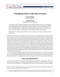 Sports Finance Case