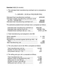 Exercise questions chapter 2 and 3