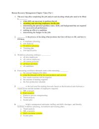Human Resource Management Chapter 5 Quiz Part 11