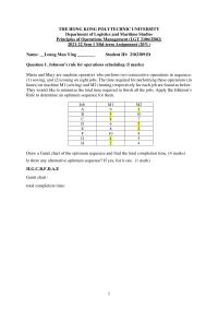 Principles of Operations Management