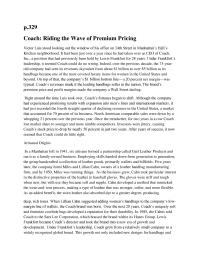 Riding the Wave of Premium Pricing