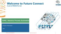 Robotics Process Automation