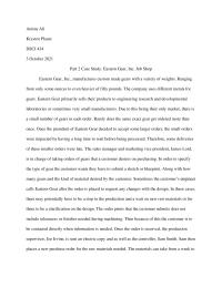 Part 2 Case Study