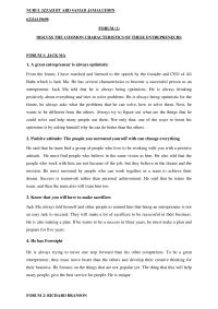 Small Business Management NURUL