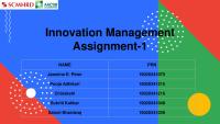 Innovation Managemnent